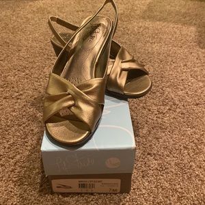 Lifestride Mimosa 2, Sft Gold Mist Sandals, size 7 M EUR 37,  New in Box